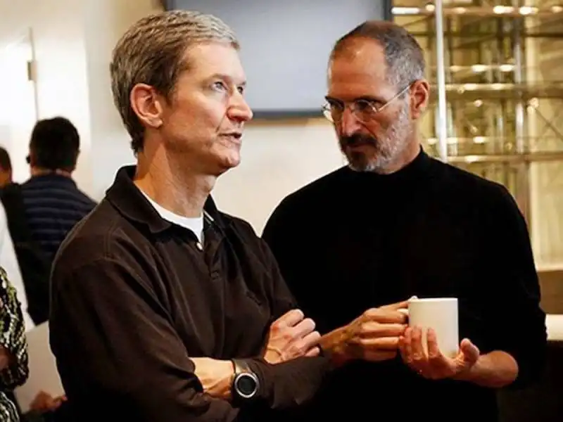 tim cook e steve jobs