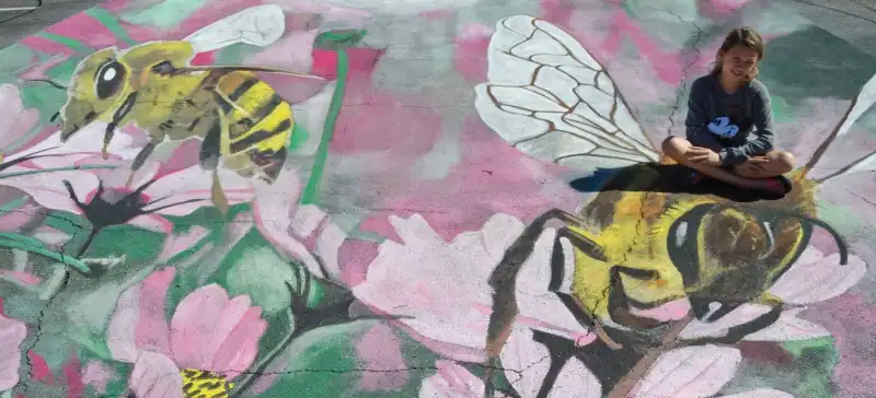 tra i fiori al chalk festival