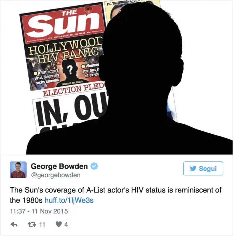 tweet contro il titolo di the sun