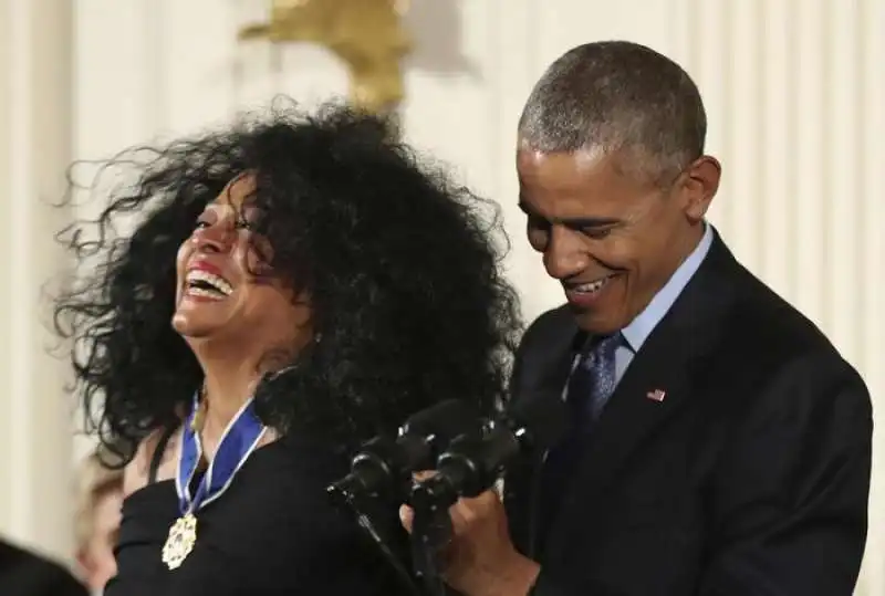 barack obama diana ross