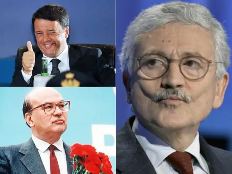 D ALEMA RENZI CRAXI