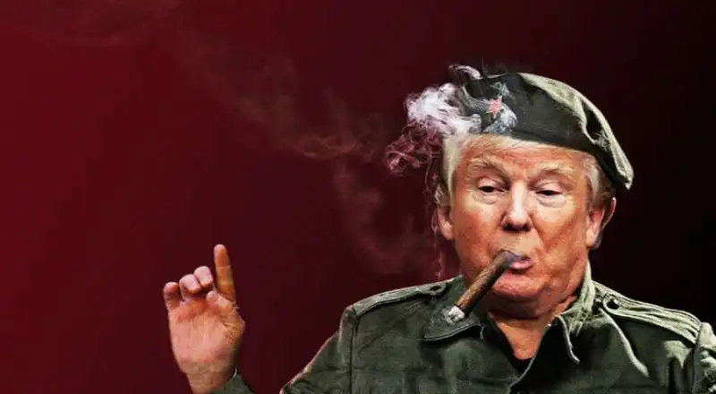 DONALD TRUMP CUBA CASTRO