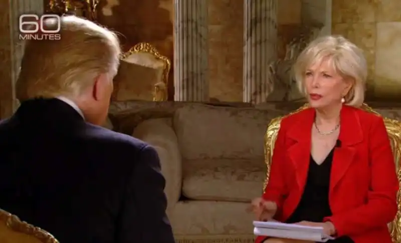 DONALD TRUMP NELL INTERVISTA ALLA CBS