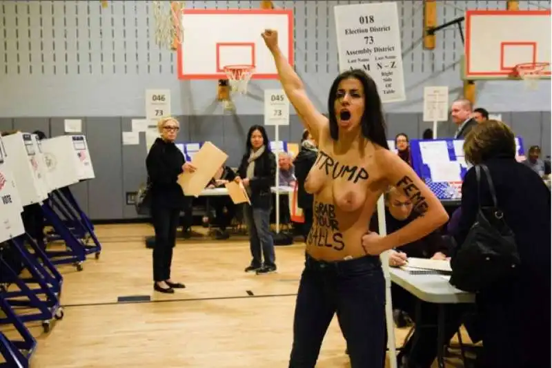 femen contro trump