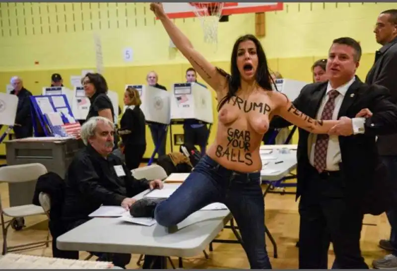 femen contro trump