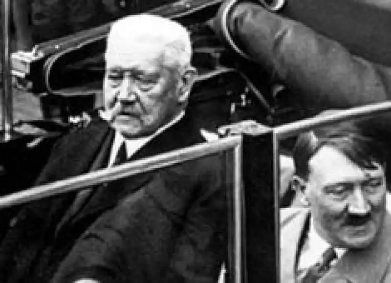 hitler hindenburg dopo weimar