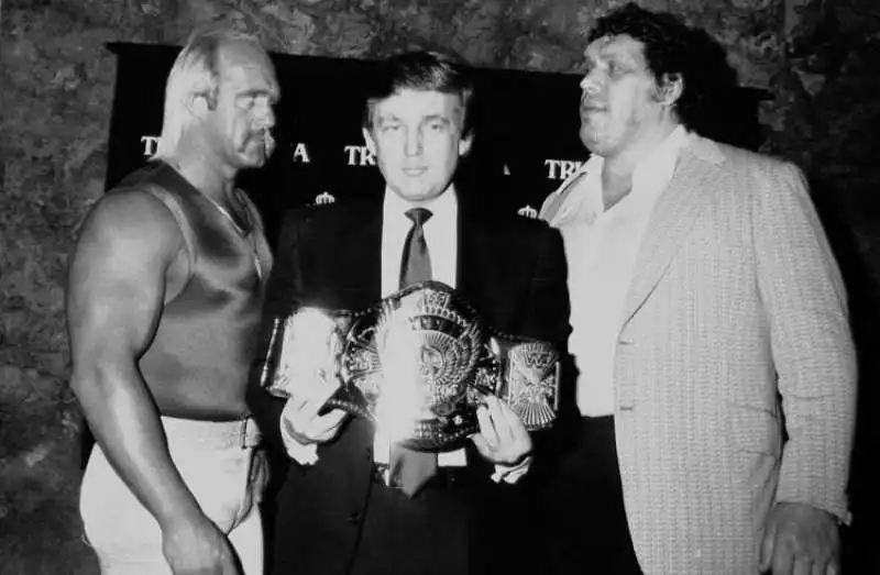 HULK HOGAN - DONALD TRUMP - ANDRE THE GIANT