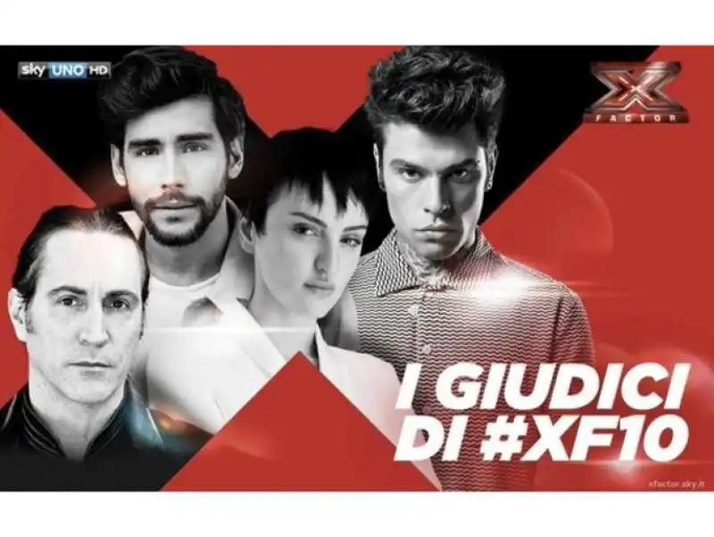 i giudici di x factor 10