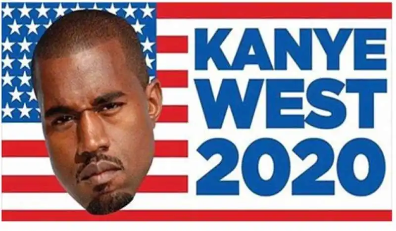 kanye west prossimo presidente