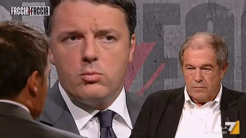 matteo renzi giovanni minoli faccia a faccia