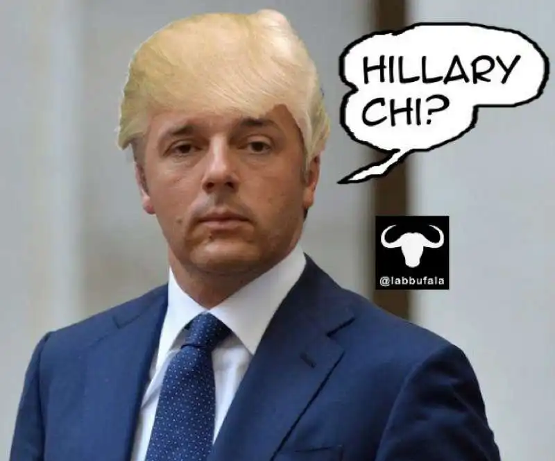 matteo renzi su trump