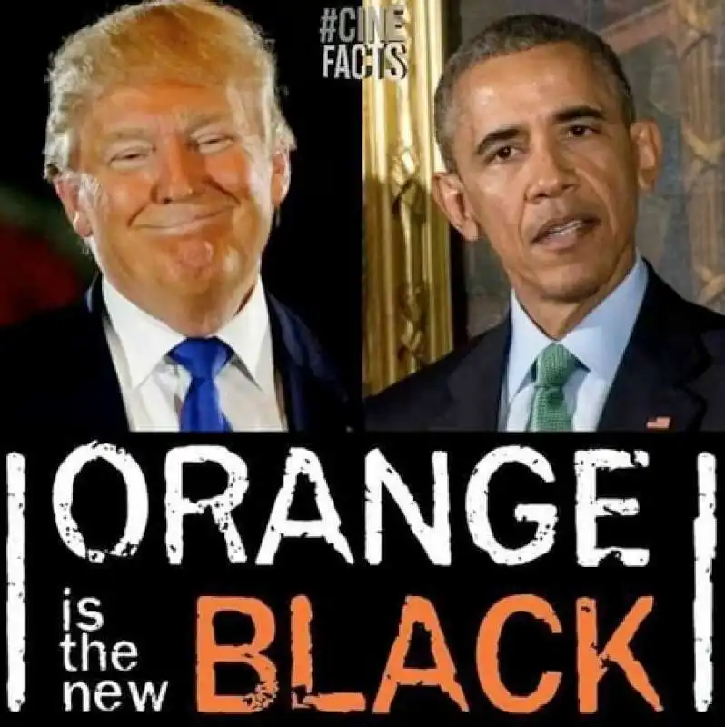 orange is the new black obama trump