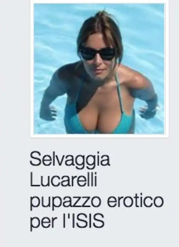 pagine su selvaggia lucarelli  