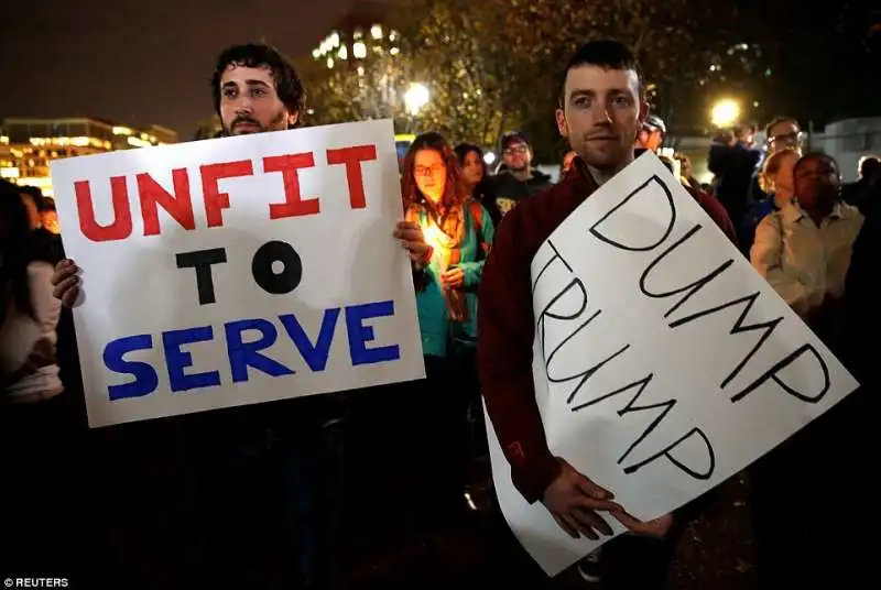 proteste per l elezione di donald trump 40