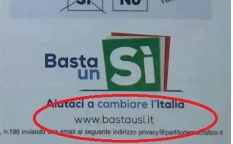 RENZI REFERENDUM 