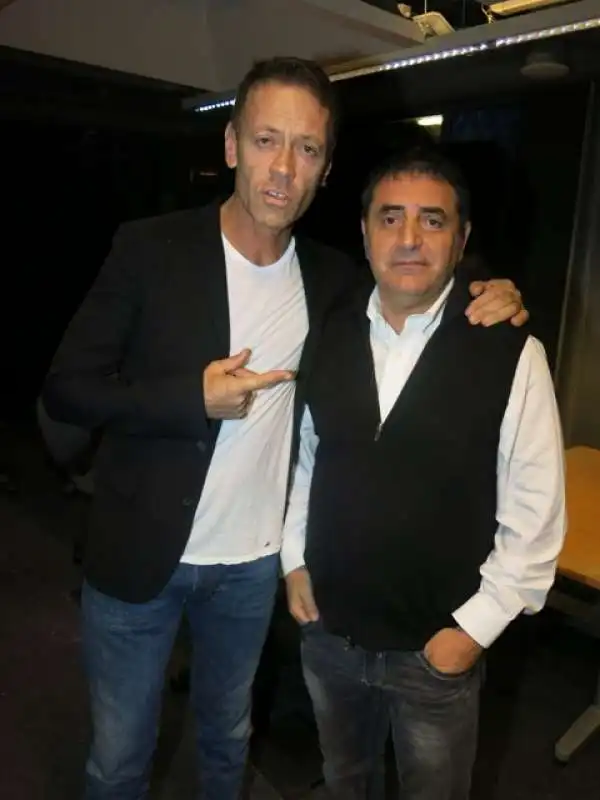 rocco siffredi con luigi de filippis foto andrea arriga