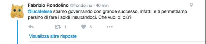 RONDOLINO TWEET