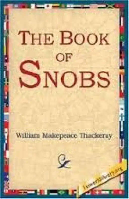 THE BOOK OF SNOBS