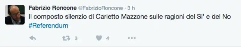 TWEET RONCONE