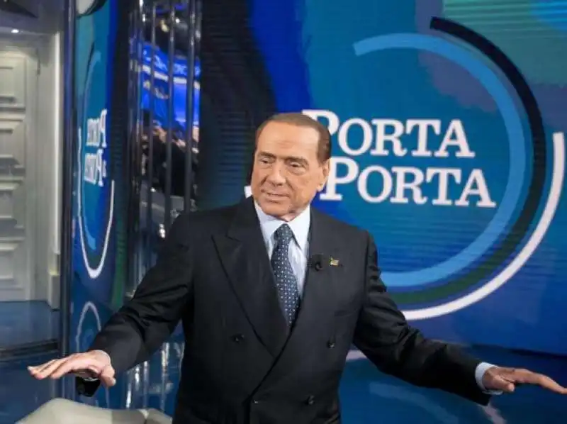 berlusconi porta a porta