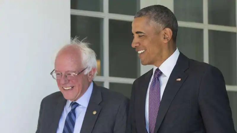 BERNIE SANDERS BARACK OBAMA