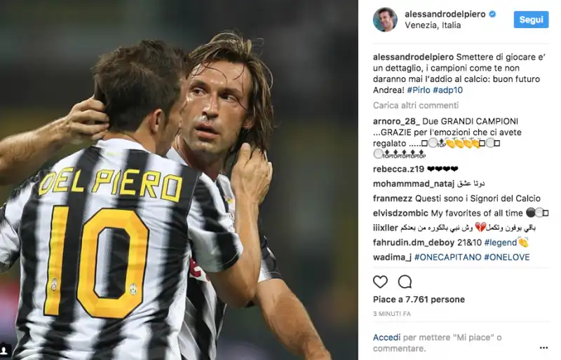 del piero pirlo