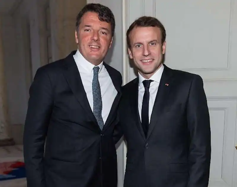 EMMANUEL MACRON MATTEO RENZI