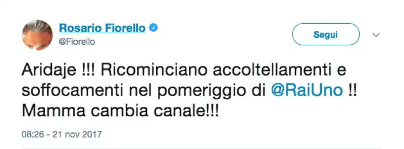 fiorello tweet