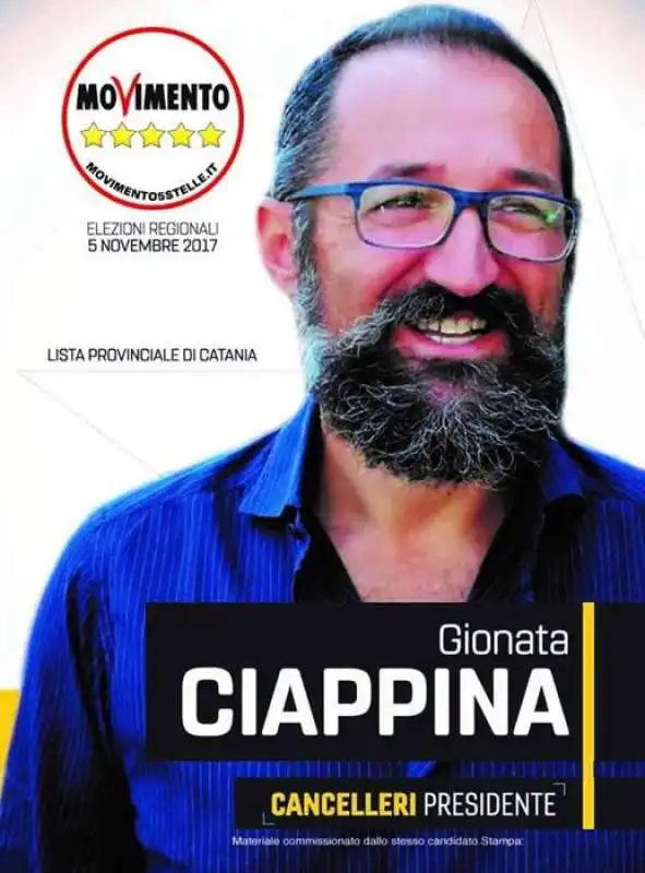 gionata ciappina candidato con cancelleri