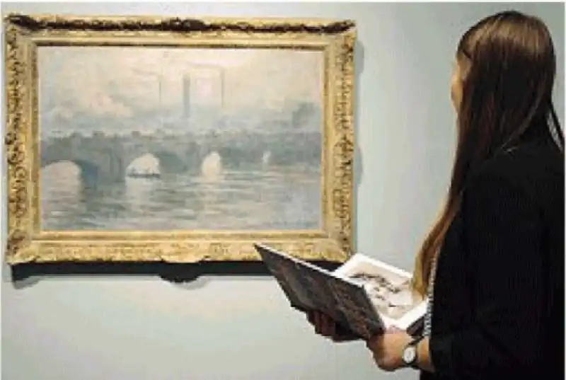 IL PONTE DI WATERLOO DI CLAUDE MONET