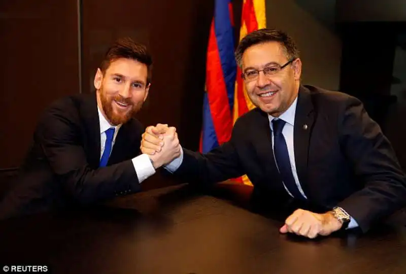 LEO MESSI E BARTOMEU 