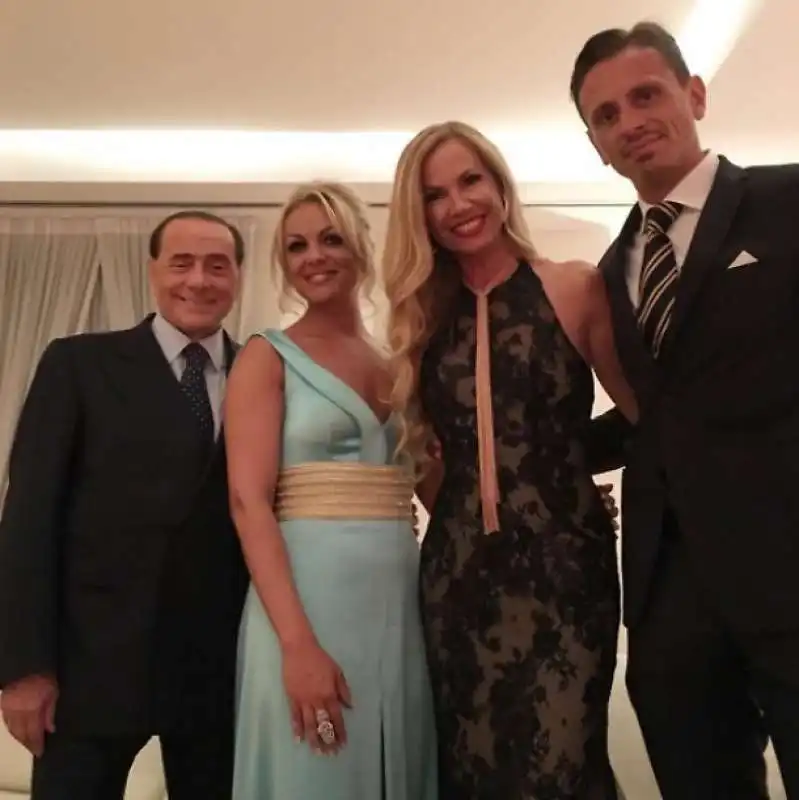 SILVIO BERLUSCONI FRANCESCA PASCALE FEDERICA PANICUCCI MARCO BACINI