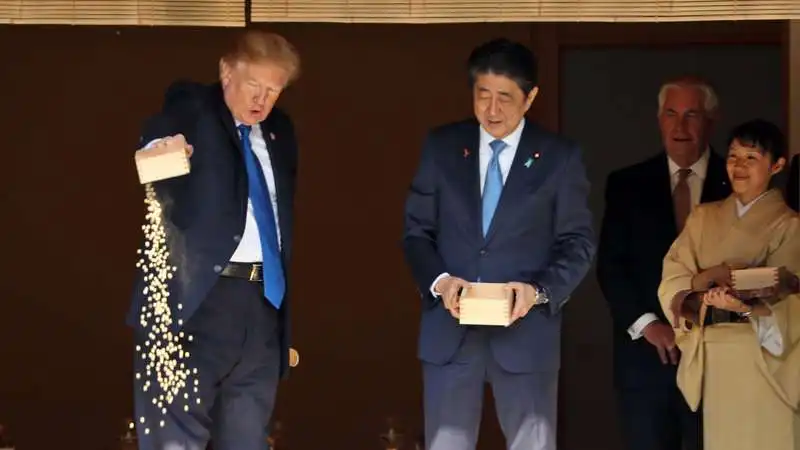 trump e shinzo abe le carpe