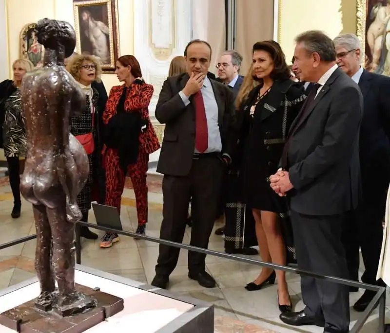 anna coliva direttore della galleria borghese illustra la mostra di picasso al ministro bonisoli (5)