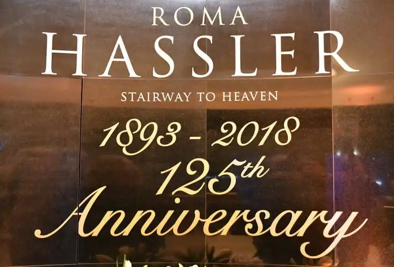 anniversario hotel hassler