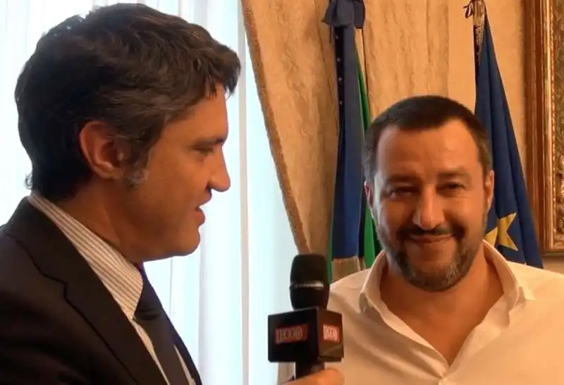 DAVIDE DESARIO INTERVISTA MATTEO SALVINI