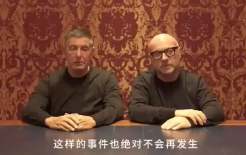 DOLCE E GABBANA NEL VIDEO DI SCUSE ALLA CINA