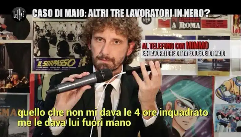 FILIPPO ROMA E IL SERVIZIO SUL LAVORO NERO NELL AZIENDA DI MAIO