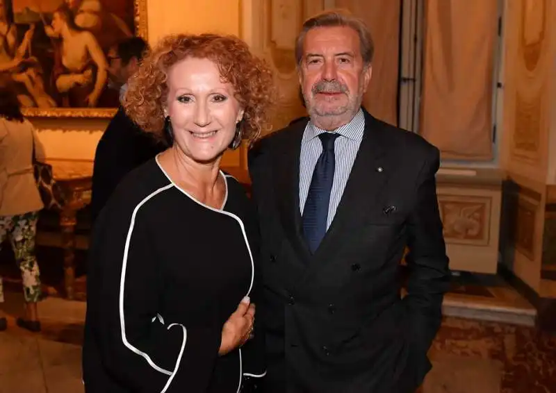 fulvio conti con la moglie daniela