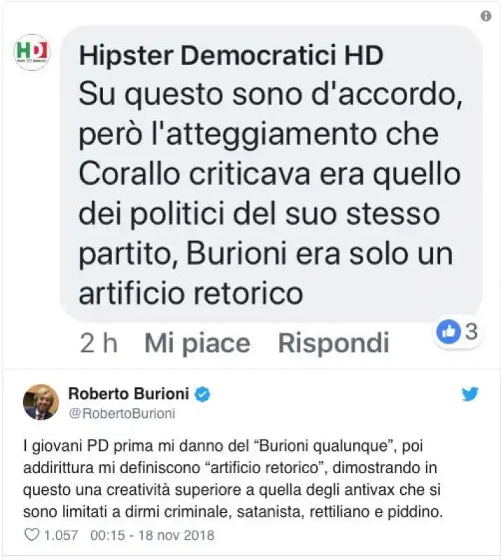 LA POLEMICA TRA DARIO CORALLO E ROBERTO BURIONI