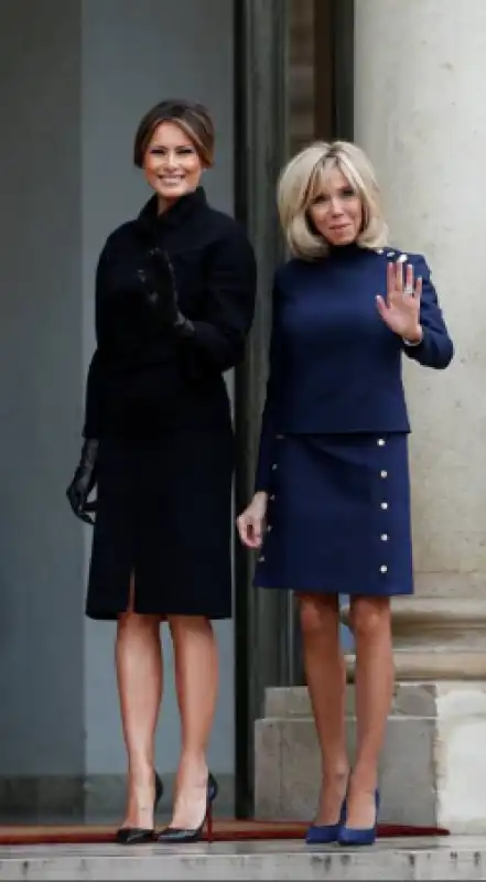 melania trump brigitte macron