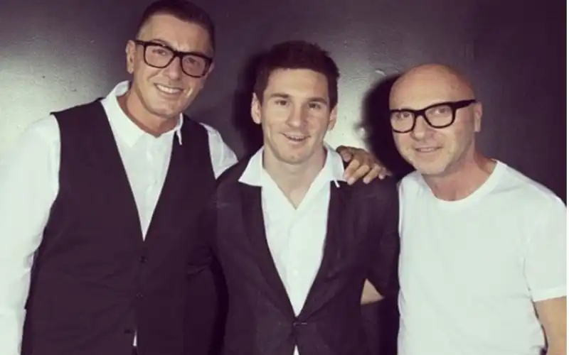 messi dolce&gabbana