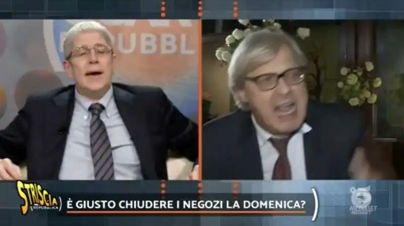 sgarbi furioso con mario giordano a quarta repubblica 10