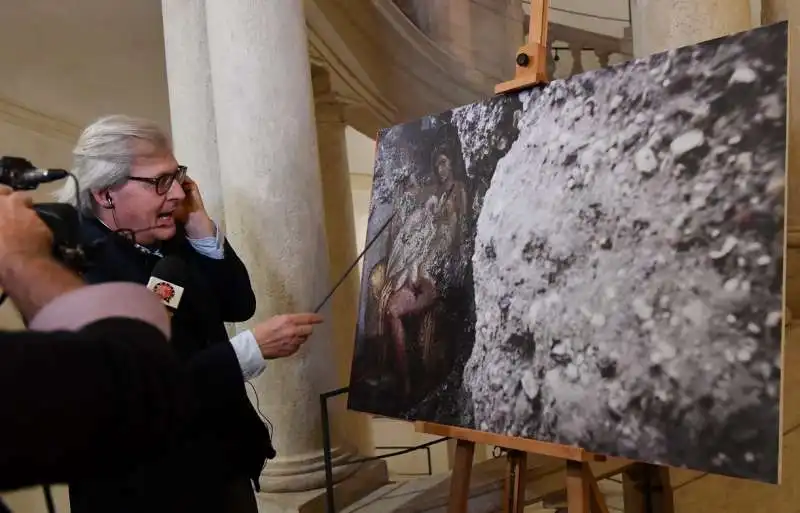 sgarbi racconta il dipinto leda col cigno