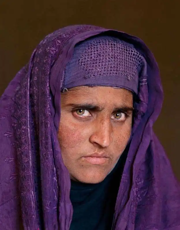 sharbat gula rifotografata da steve mccurry nel 2001