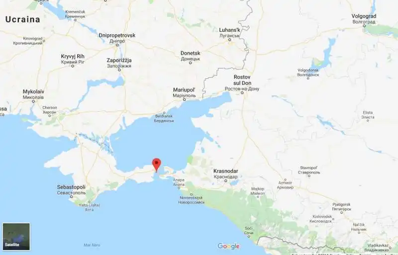 STRETTO DI KERCH TRA UCRAINA E RUSSIA