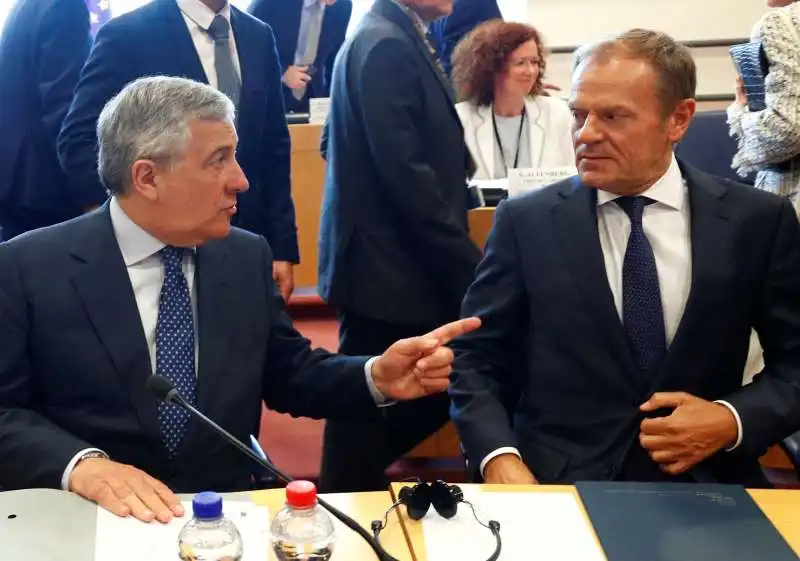 ANTONIO TAJANI DONALD TUSK