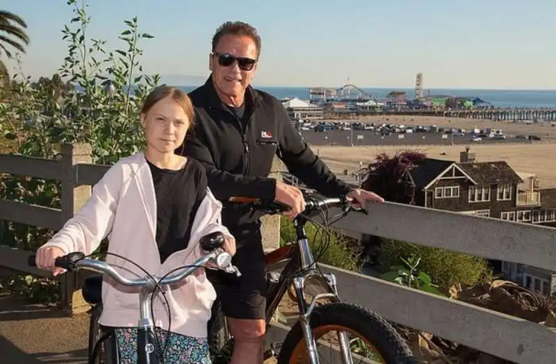 arnold schwarzenegger e greta thunberg 2