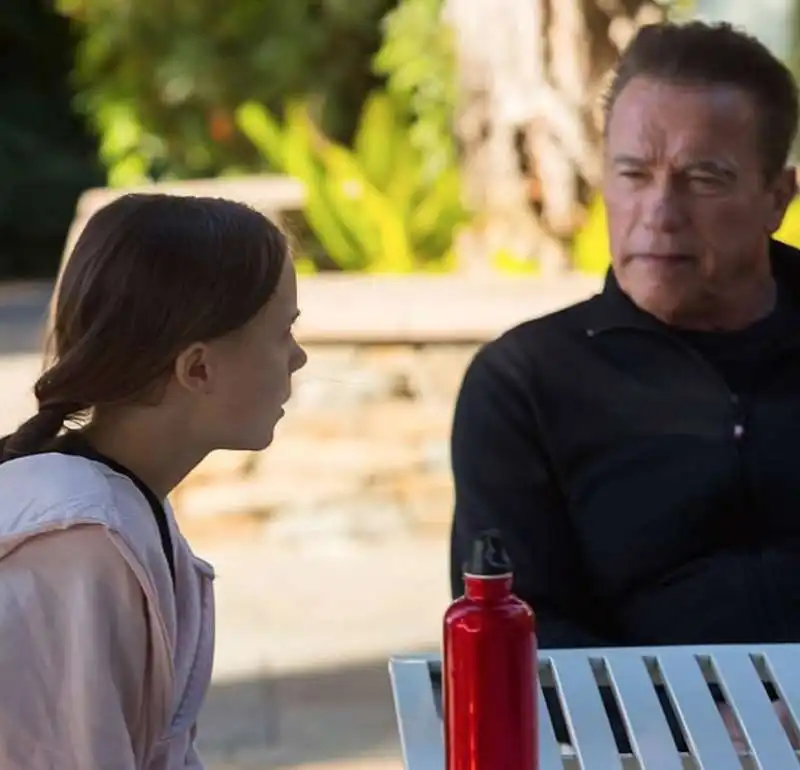 arnold schwarzenegger e greta thunberg 3