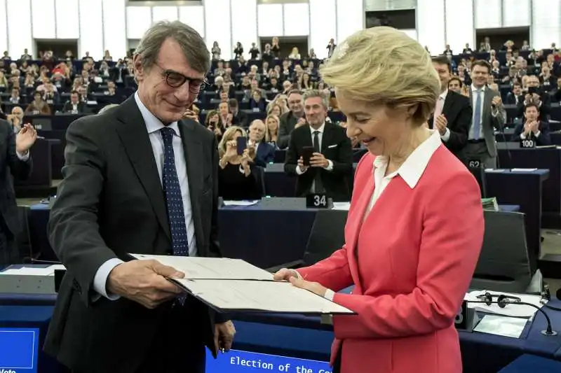 david sassoli ursula von der leyen 1